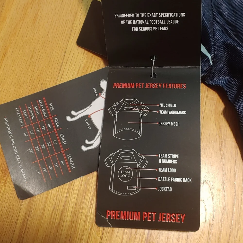 SMALL Dog Licensed Gear New England Patriots Pet Premium Football Jersey